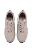 Skechers Women's Beige Million Air-Hotter Air Thick Soled Wedge Heeled Sneaker | Derimod Skechers Women's Beige Million Air-Hotter Air Thick Soled Wedge Heeled Sneaker | Derimod