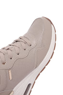 Skechers Women's Beige Million Air-Hotter Air Thick Soled Wedge Heeled Sneaker | Derimod Skechers Women's Beige Million Air-Hotter Air Thick Soled Wedge Heeled Sneaker | Derimod