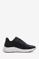 Skechers Women's Black Arch Fit S-Miles -Mile Sneaker | Derimod Skechers Women's Black Arch Fit S-Miles -Mile Sneaker | Derimod