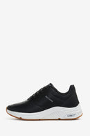Skechers Women's Black Arch Fit S-Miles -Mile Sneaker | Derimod Skechers Women's Black Arch Fit S-Miles -Mile Sneaker | Derimod