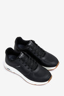 Skechers Women's Black Arch Fit S-Miles -Mile Sneaker | Derimod Skechers Women's Black Arch Fit S-Miles -Mile Sneaker | Derimod