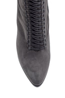Women's Suede Leather Heeled Boots | Derimod Women's Suede Leather Heeled Boots | Derimod