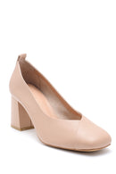 Women's Leather Thick Heeled Shoes | Derimod Women's Leather Thick Heeled Shoes | Derimod