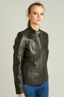 NORMA WOMEN'S LEATHER JACKET | Derimod NORMA WOMEN'S LEATHER JACKET | Derimod