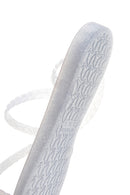 Kadın Gümüş Şeffaf Jelly Düz Sandalet | Derimod