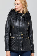 Kimberly Kadın Deri Ceket | Derimod Kimberly Kadın Deri Ceket | Derimod