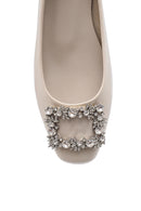 Women's Leather Stone Ballerinas | Derimod Women's Leather Stone Ballerinas | Derimod