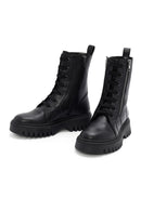 Women's Black Zippered Boots | Derimod Women's Black Zippered Boots | Derimod