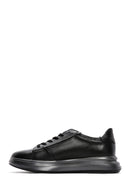 Men's Black Leather Sneaker | Derimod Men's Black Leather Sneaker | Derimod