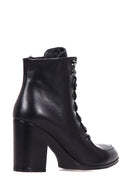 Women's Lace-Up Leather Boots | Derimod Women's Lace-Up Leather Boots | Derimod