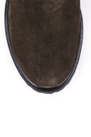 Zippered Women's Suede Boots | Derimod Zippered Women's Suede Boots | Derimod