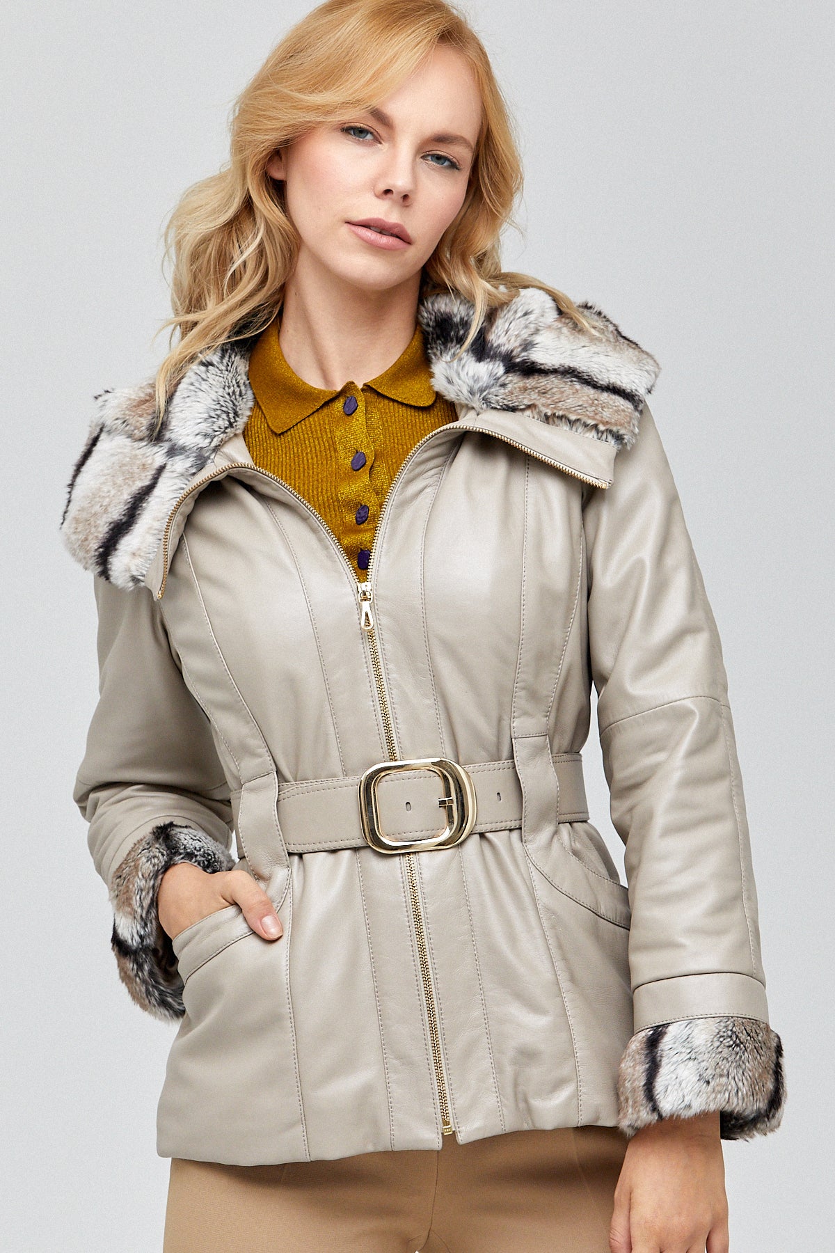Monterosa Kadın Deri Ceket