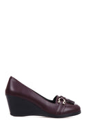 Women's Tassel Detailed Wedge Heeled Shoes | Derimod Women's Tassel Detailed Wedge Heeled Shoes | Derimod