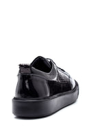 Kadın Deri Yılan Desenli Sneaker | Derimod Kadın Deri Yılan Desenli Sneaker | Derimod