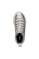 Geox Kız Çocuk Gri Laquinny Bağcıklı Kumaş Bilekli Sneaker | Derimod Geox Kız Çocuk Gri Laquinny Bağcıklı Kumaş Bilekli Sneaker | Derimod
