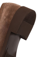 Woman Mink Buckled Suede Loafer | Derimod Woman Mink Buckled Suede Loafer | Derimod