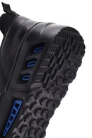 Erkek Siyah Bağcıklı Deri Sneaker | Derimod Erkek Siyah Bağcıklı Deri Sneaker | Derimod