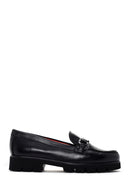 Derimod Gritti Kadın Siyah Deri Klasik Loafer | Derimod Derimod Gritti Kadın Siyah Deri Klasik Loafer | Derimod