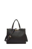 Kadın Siyah Uzun Askılı Kol Çantası | Derimod Kadın Siyah Uzun Askılı Kol Çantası | Derimod