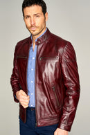 MAXIM MEN'S LEATHER JACKET | Derimod MAXIM MEN'S LEATHER JACKET | Derimod