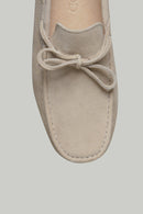 Erkek Beyaz Süet Deri Ayakkabı | Derimod Erkek Beyaz Süet Deri Ayakkabı | Derimod