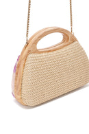 Women's Purple Long Strap Sequin Patterned Mini Box Clutch Bag | Derimod Women's Purple Long Strap Sequin Patterned Mini Box Clutch Bag | Derimod