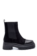 Women's Leather Thick Sole Chelsea Boots | Derimod Women's Leather Thick Sole Chelsea Boots | Derimod