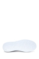 Women's White Stone Thick Soled Sneaker | Derimod Women's White Stone Thick Soled Sneaker | Derimod