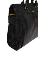 Male Black Long Strap Leather Briefcase | Derimod Male Black Long Strap Leather Briefcase | Derimod