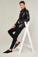 Braided Men's Leather Sneaker | Derimod Braided Men's Leather Sneaker | Derimod