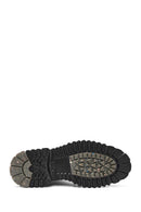 Men's Black Zippered Leather Combat Boots | Derimod Men's Black Zippered Leather Combat Boots | Derimod