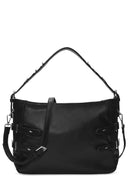Women's Black Long Strap Shoulder Bag | Derimod Women's Black Long Strap Shoulder Bag | Derimod