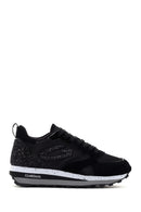 Alberto Guardiani Women's Black Wen Thick Soled Stone Sneaker | Derimod Alberto Guardiani Women's Black Wen Thick Soled Stone Sneaker | Derimod