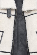Verbier Women's Beige Teddy Coat | Derimod Verbier Women's Beige Teddy Coat | Derimod