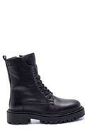 Women's Leather Zippered Boots | Derimod Women's Leather Zippered Boots | Derimod
