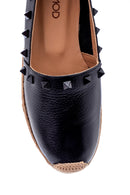 Kadın Taş Detaylı Deri Espadril | Derimod Kadın Taş Detaylı Deri Espadril | Derimod