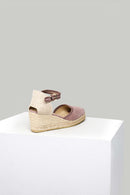 Pudra Dolgu Topuk Kadın Espadril | Derimod Pudra Dolgu Topuk Kadın Espadril | Derimod