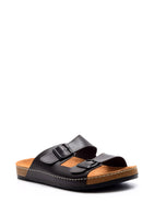 Men's Leather Slippers | Derimod Men's Leather Slippers | Derimod