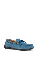 Geox Men's Blue U Spherica Ec16 B - Suede Suede Leather Casual Loafer | Derimod Geox Men's Blue U Spherica Ec16 B - Suede Suede Leather Casual Loafer | Derimod