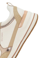 Skechers Kadın Beyaz Billion 2 - Fine Shine Bağcıklı Spor Sneaker | Derimod Skechers Kadın Beyaz Billion 2 - Fine Shine Bağcıklı Spor Sneaker | Derimod