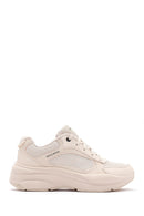 Skechers Kadın Bej Street Twisterz - Lighten Up Kalın Tabanlı Sneaker | Derimod Skechers Kadın Bej Street Twisterz - Lighten Up Kalın Tabanlı Sneaker | Derimod