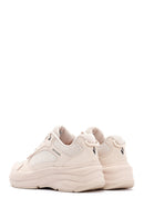 Skechers Women's Beige Street Twisterz - Lighten Up Thick Soled Sneaker | Derimod Skechers Women's Beige Street Twisterz - Lighten Up Thick Soled Sneaker | Derimod