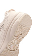 Skechers Kadın Bej Street Twisterz - Lighten Up Kalın Tabanlı Sneaker | Derimod Skechers Kadın Bej Street Twisterz - Lighten Up Kalın Tabanlı Sneaker | Derimod
