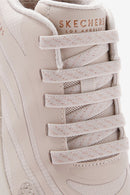 Skechers Women's Beige Hazel - Step N Flow Lace-Up Sports Sneaker | Derimod Skechers Women's Beige Hazel - Step N Flow Lace-Up Sports Sneaker | Derimod