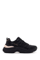 Skechers Women's Black Hazel - Faye Thick Soled Sneaker | Derimod Skechers Women's Black Hazel - Faye Thick Soled Sneaker | Derimod