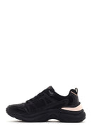 Skechers Women's Black Hazel - Faye Thick Soled Sneaker | Derimod Skechers Women's Black Hazel - Faye Thick Soled Sneaker | Derimod