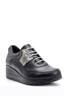 Women's Wedge Heeled Leather Shoes | Derimod Women's Wedge Heeled Leather Shoes | Derimod