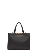 Kadın Siyah Uzun Askılı Kol Çantası | Derimod Kadın Siyah Uzun Askılı Kol Çantası | Derimod