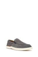 Erkek Gri Süet Deri Casual Loafer | Derimod Erkek Gri Süet Deri Casual Loafer | Derimod