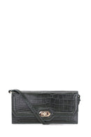 Croco Green Women's Leather Bag | Derimod Croco Green Women's Leather Bag | Derimod